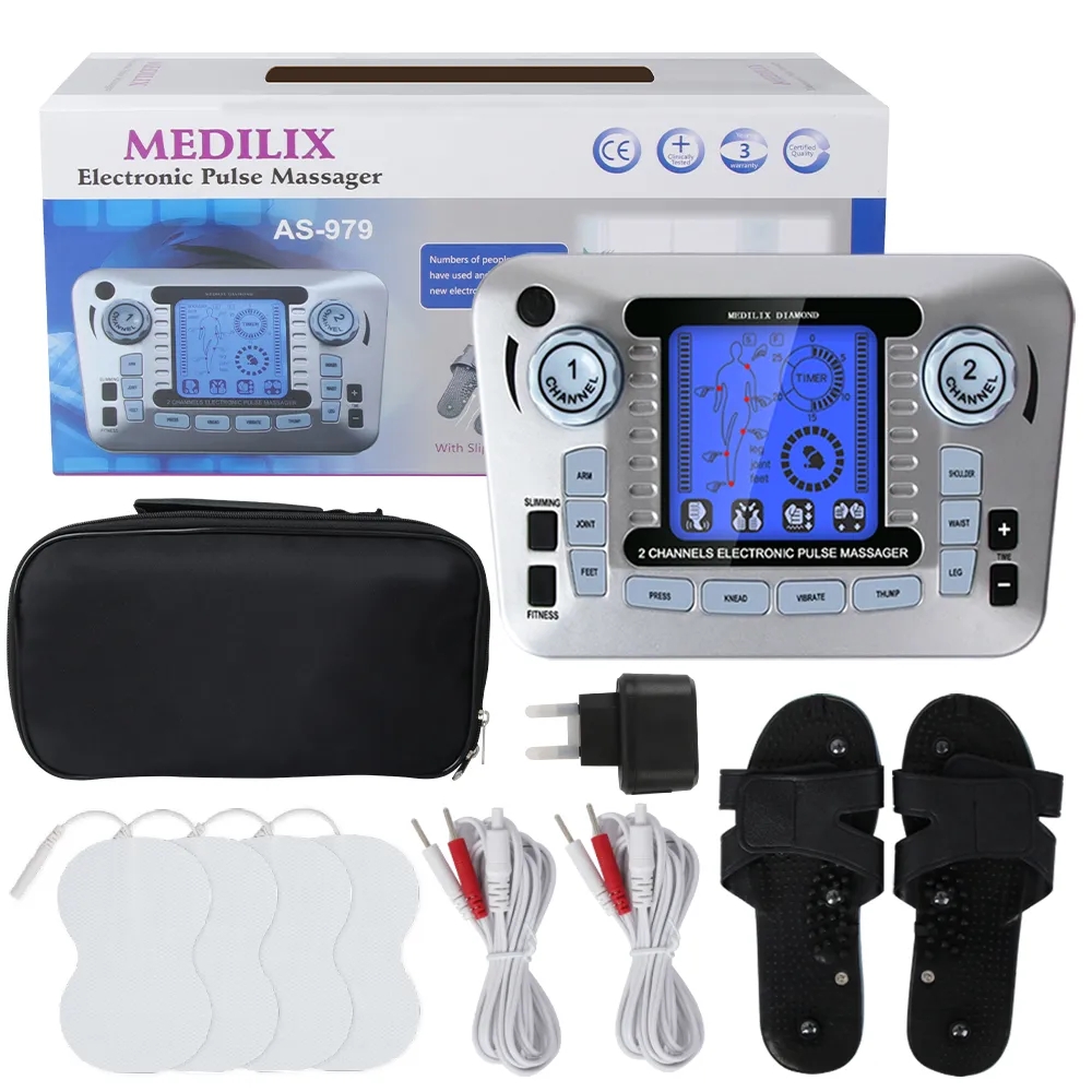 Tens Pain Relief Unit - 12 모드 디지털 전기 펄스 마사지