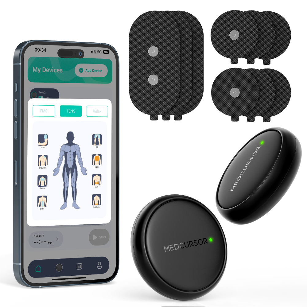 Tens Pain Relief Unit - 3-in-1 TENS EMS 유닛 무선, 듀얼