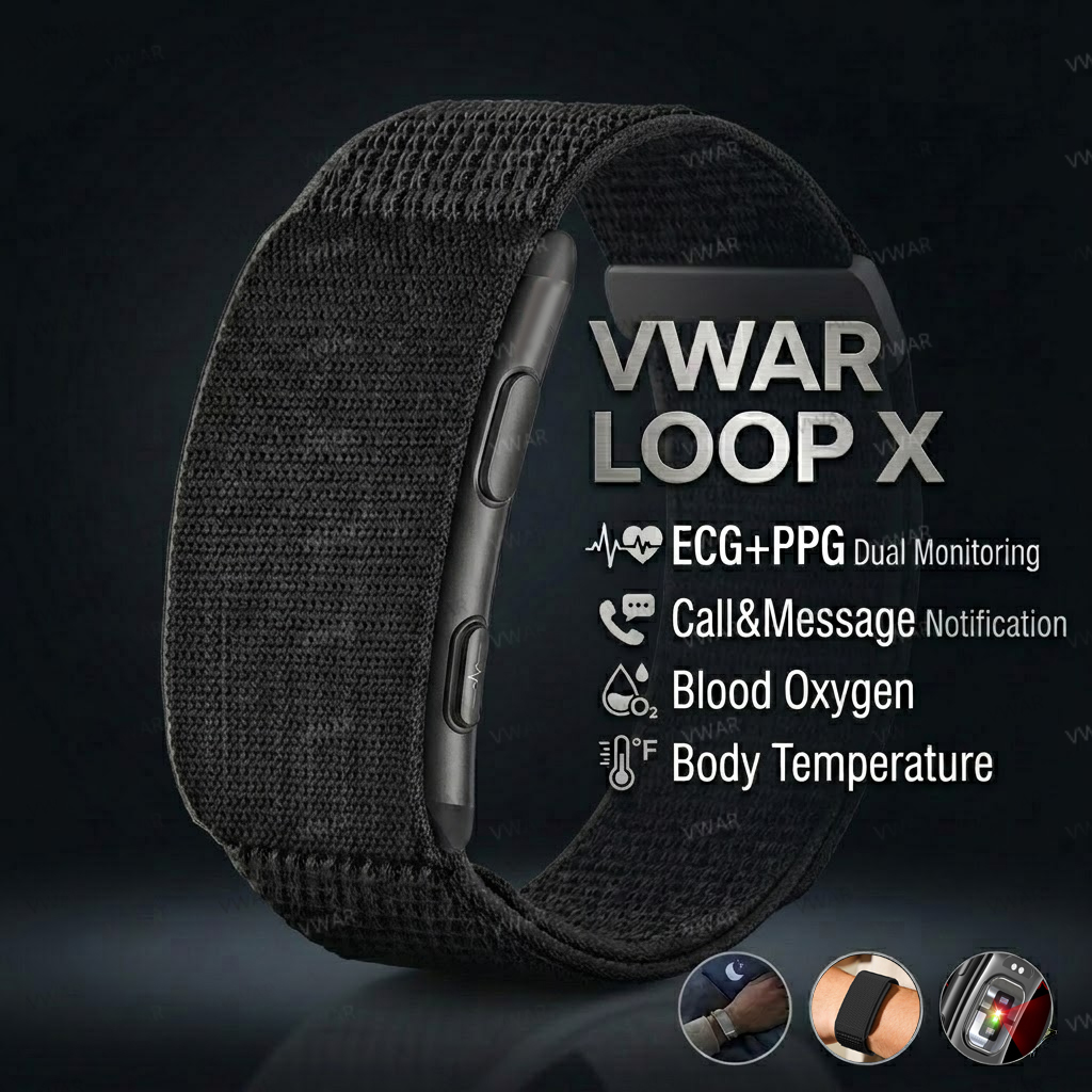 Xbody Health & Wellness Wayne Nj - VWAR LOOP X ECG 스마트 팔찌