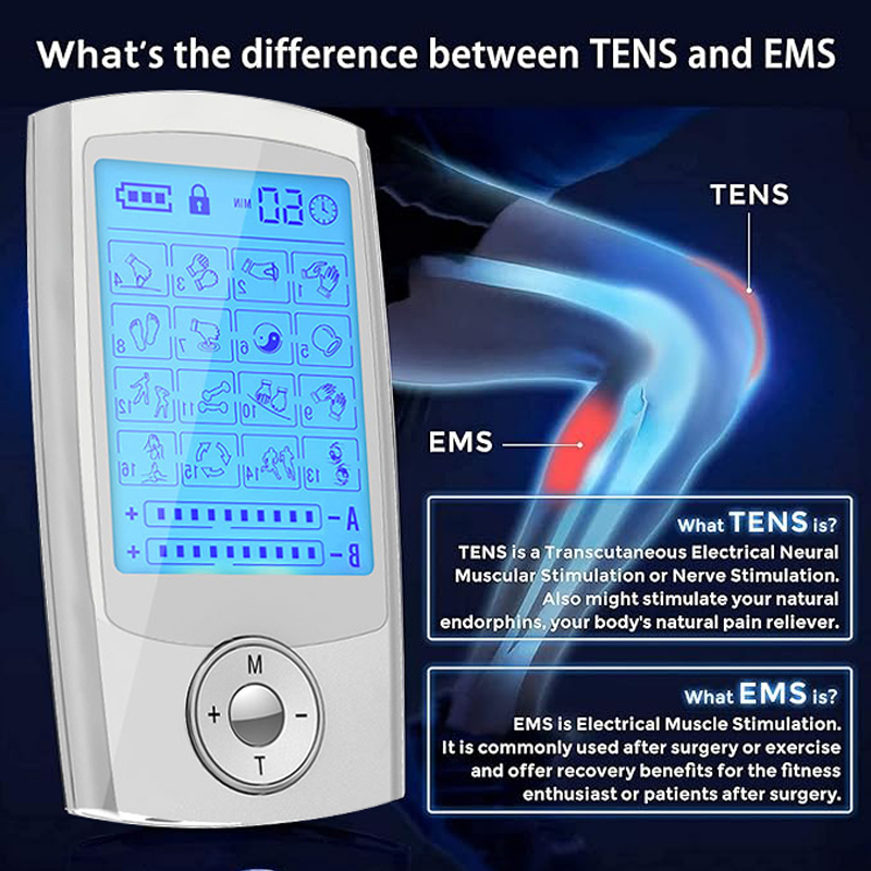 TENS 근육 자극기 24가지 모드 EMS 유닛 통증  - Tens Pain Relief Unit 리뷰 및 가격