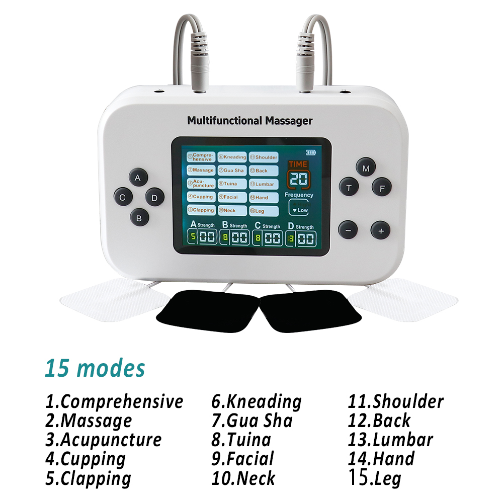 4-in-1 TENS 유닛(15가지 모드) EMS 근육 - Tens Pain Relief Unit 리뷰 및 가격