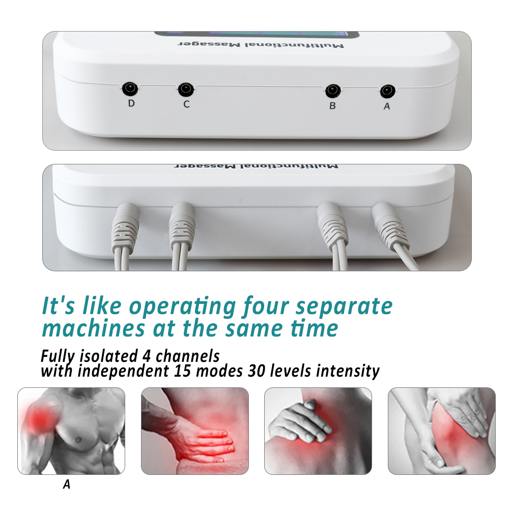 4-in-1 TENS 유닛(15가지 모드) EMS 근육 - Tens Pain Relief Unit 리뷰 및 가격