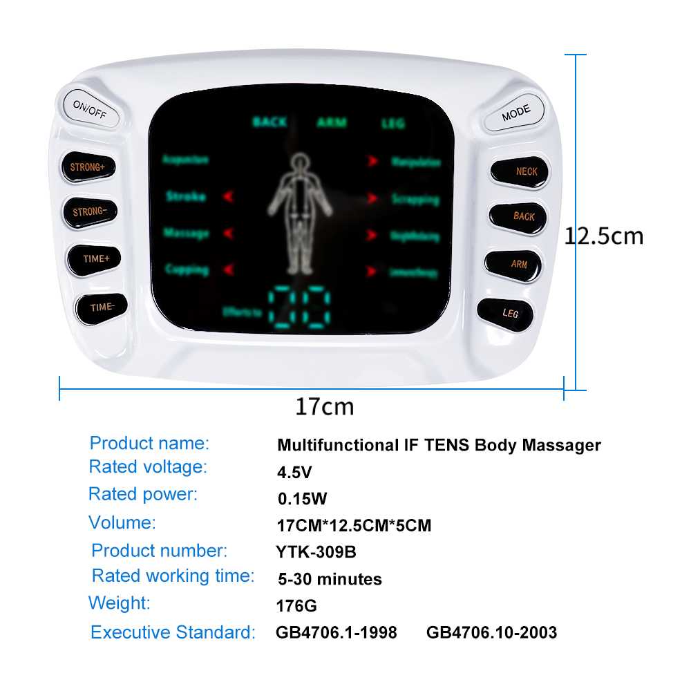 전문가용 TENS 펄스 근육 자극기 듀얼 채널 8가지  - Tens Pain Relief Unit 리뷰 및 가격