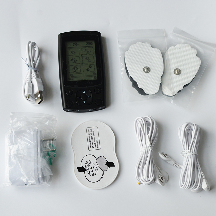 디지털 TENS EMS 장치 - 전극 패드 근육 자극기 - Tens Pain Relief Unit 리뷰 및 가격
