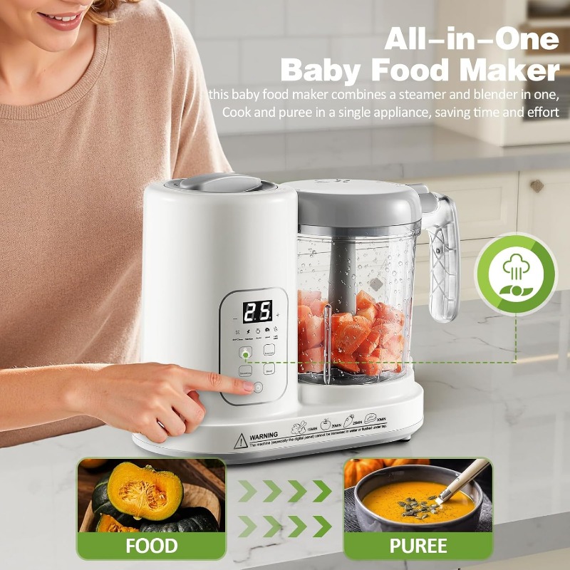 이유식 제조기 스티머 블렌더 4 in 1 자동 스팀 블 - Health Wellness Items 리뷰 및 가격