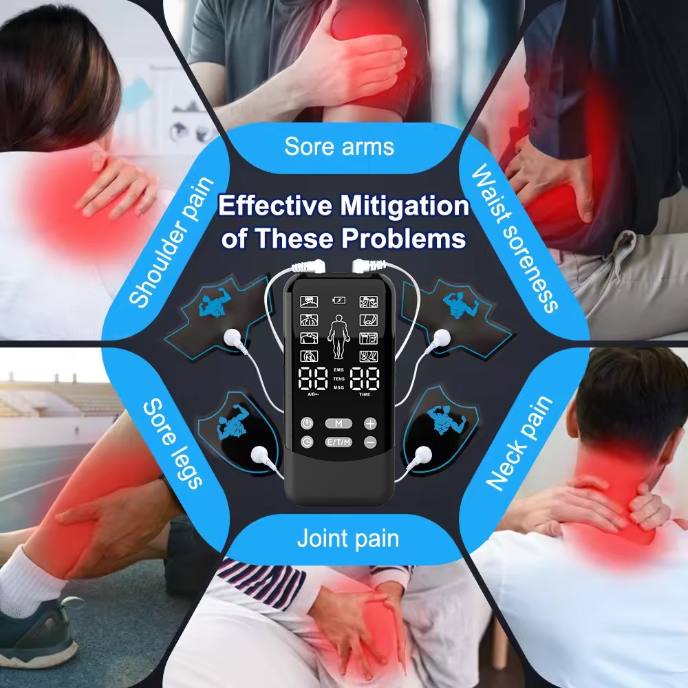 휴대용 EMS TENS 기기, 듀얼 채널 근육 자극기, - Tens Pain Relief Unit 리뷰 및 가격