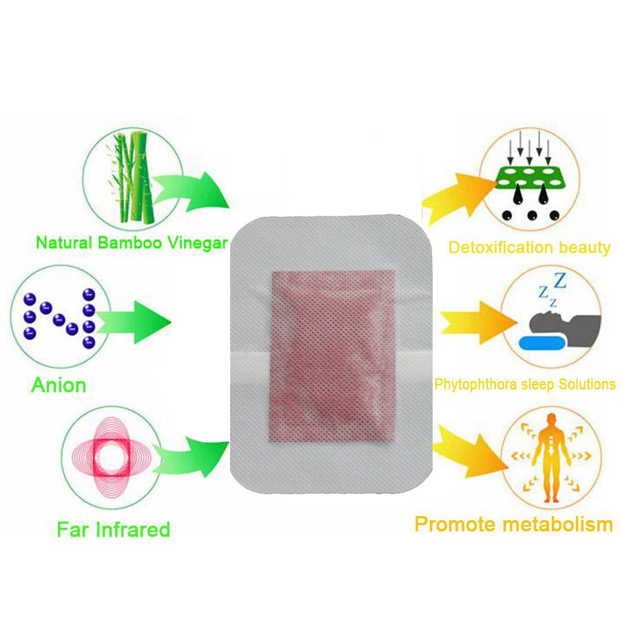 10pcs 허벌 로즈 발 해독 석고 치료 불면증 도움  - Detox Foot Patch 리뷰 및 가격