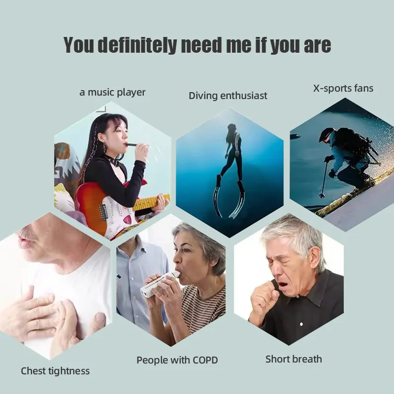 고품질 스마트앱 제어 호흡 트레이너, 디지털 맞춤형 휴 - Health & Wellness Fee 리뷰 및 가격